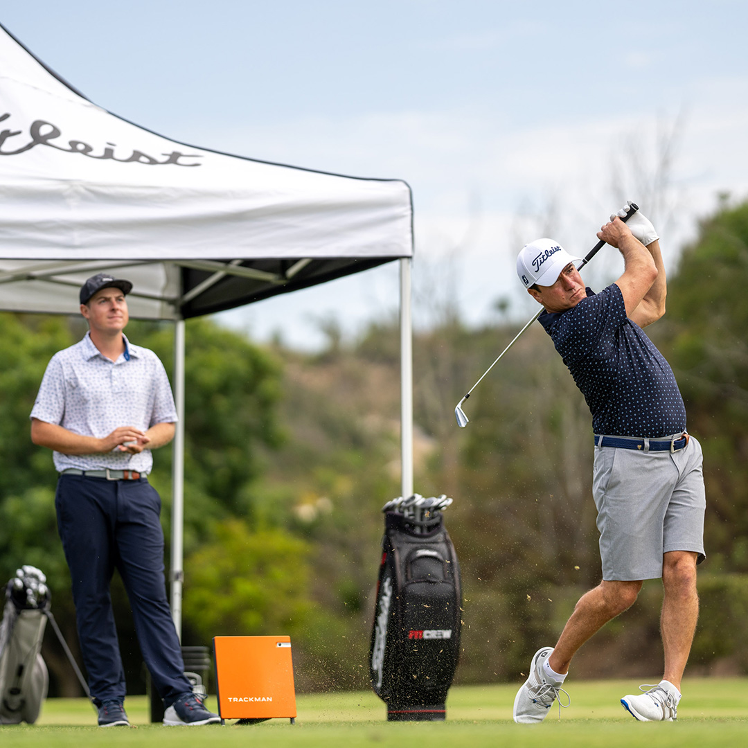 Titleist fitting session with TrackMan
